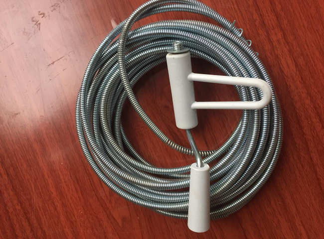 Vật dụng th&ocirc;ng tắc ống tho&aacute;t nước gắn d&acirc;y l&ograve; xo