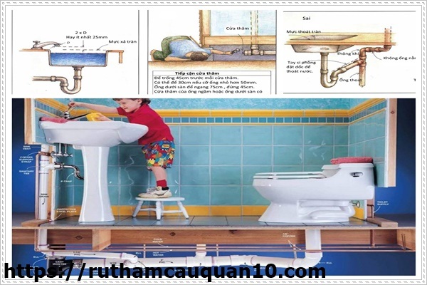 th&ocirc;ng tho&aacute;t đường ống tho&aacute;t nước bị tắc nghẽn m&ugrave;a mưa